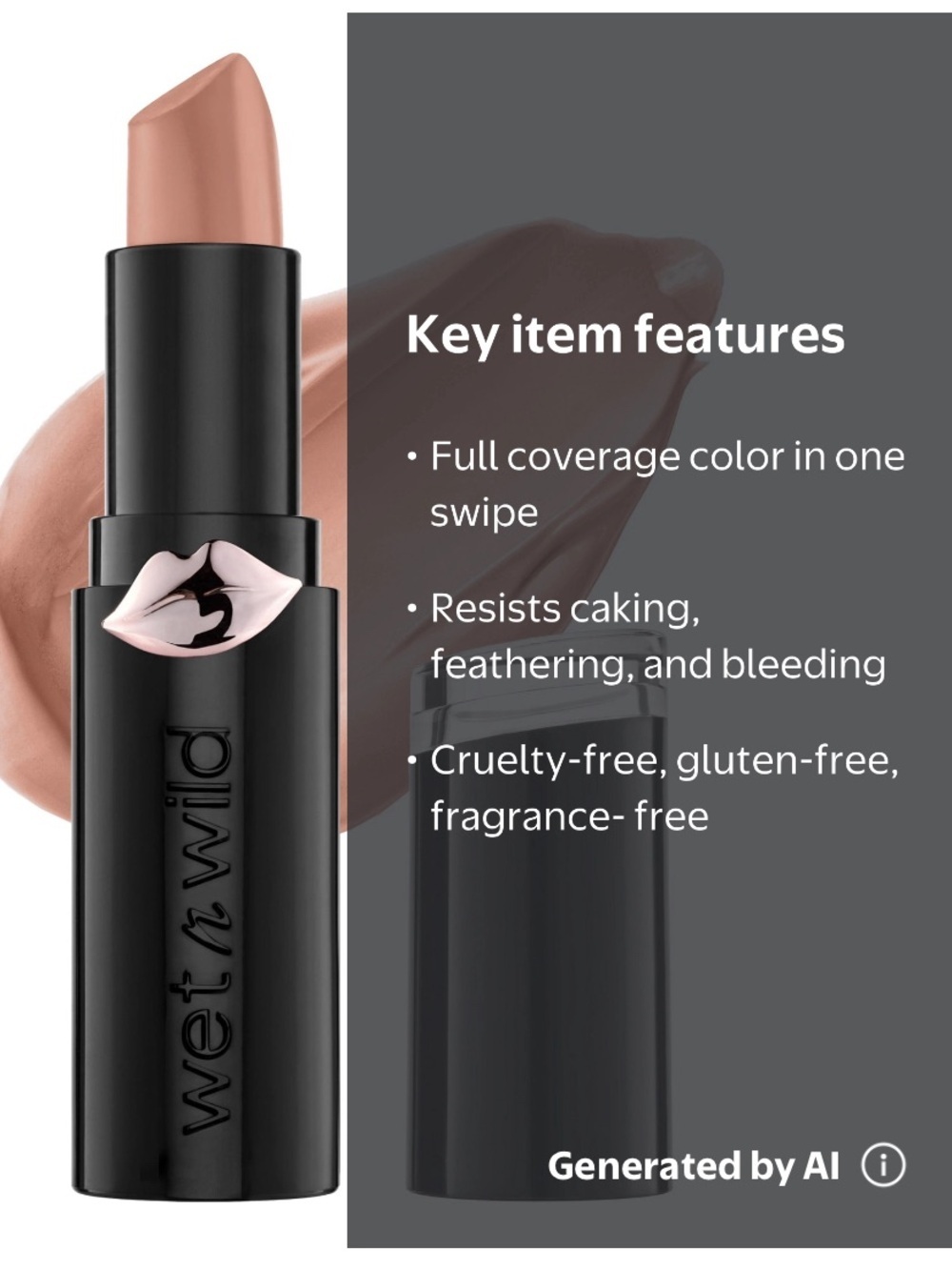 wet n wild mega last matte lip color -Never Nude - Picture 3 of 6